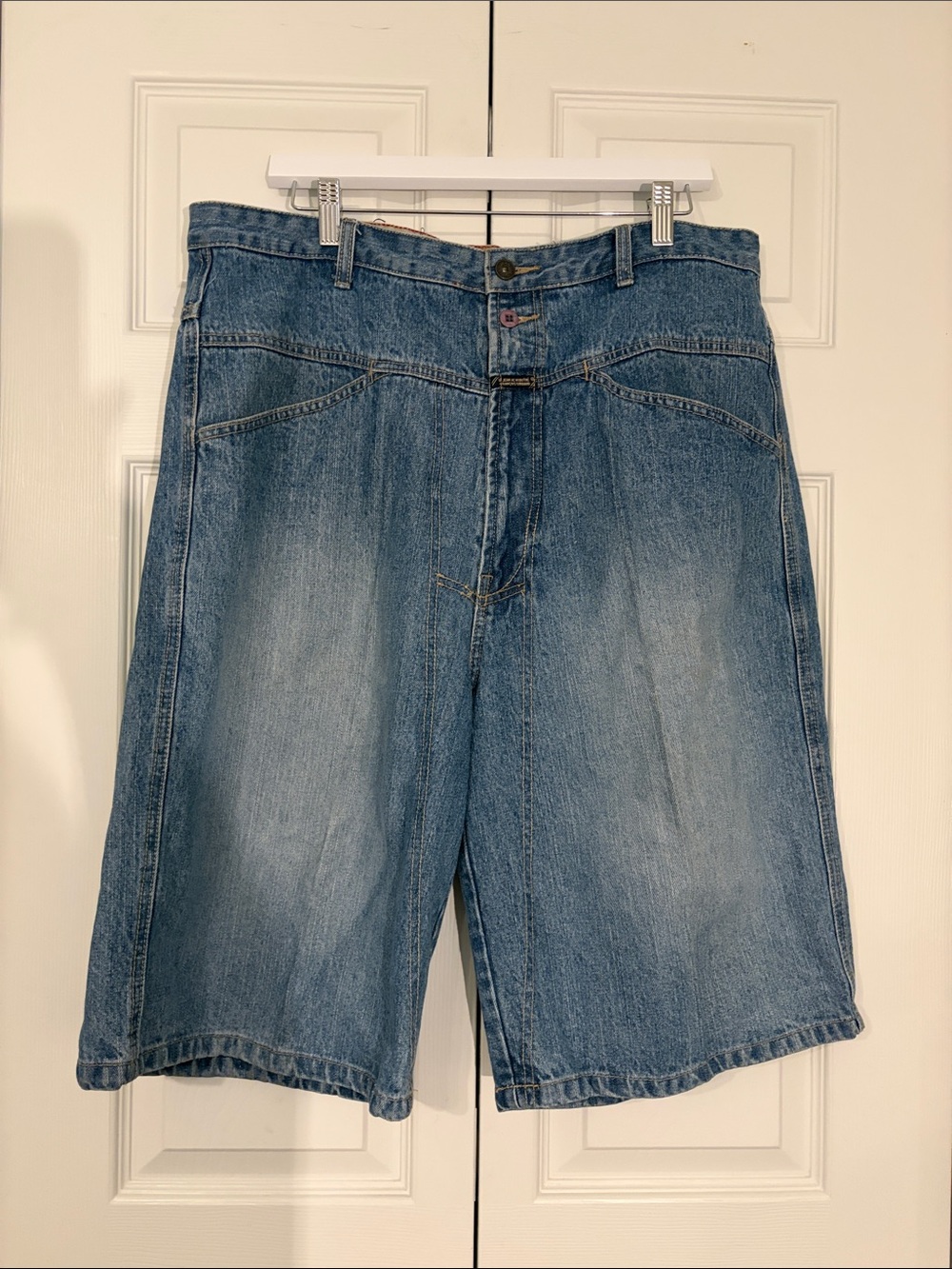 Marithe Francois Girbaud Men's Denim Jean Shorts Y2K Grunge/Skater Size 36